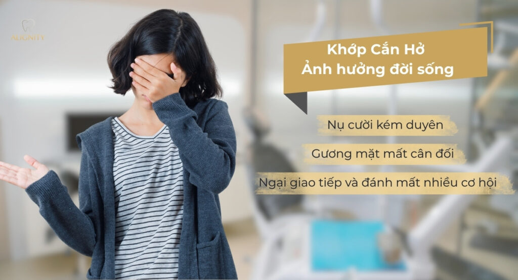 Ảnh hưởng của khớp cắn hở đối với đời sống 