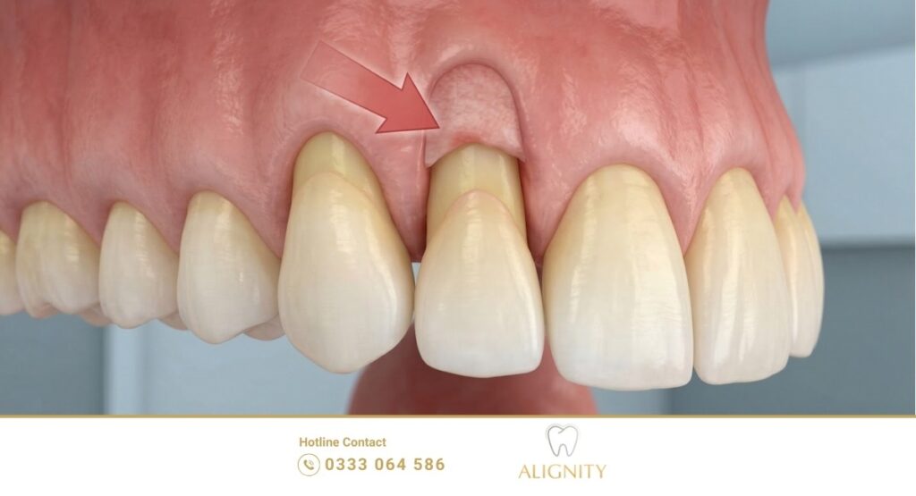 Tụt lợi có tự khỏi không? Nguyên nhân và 4 cách khắc phục hiệu quả 2 Dấu hiệu nhận biết răng bị tụt lợi
